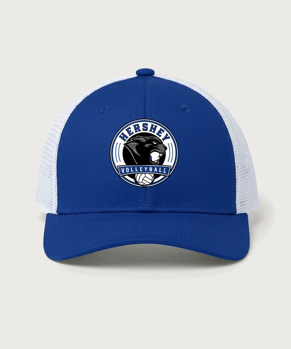 Hershey High School Volleyball Team Store - True Royal/ White Sport-Tek Club Trucker Cap STC46