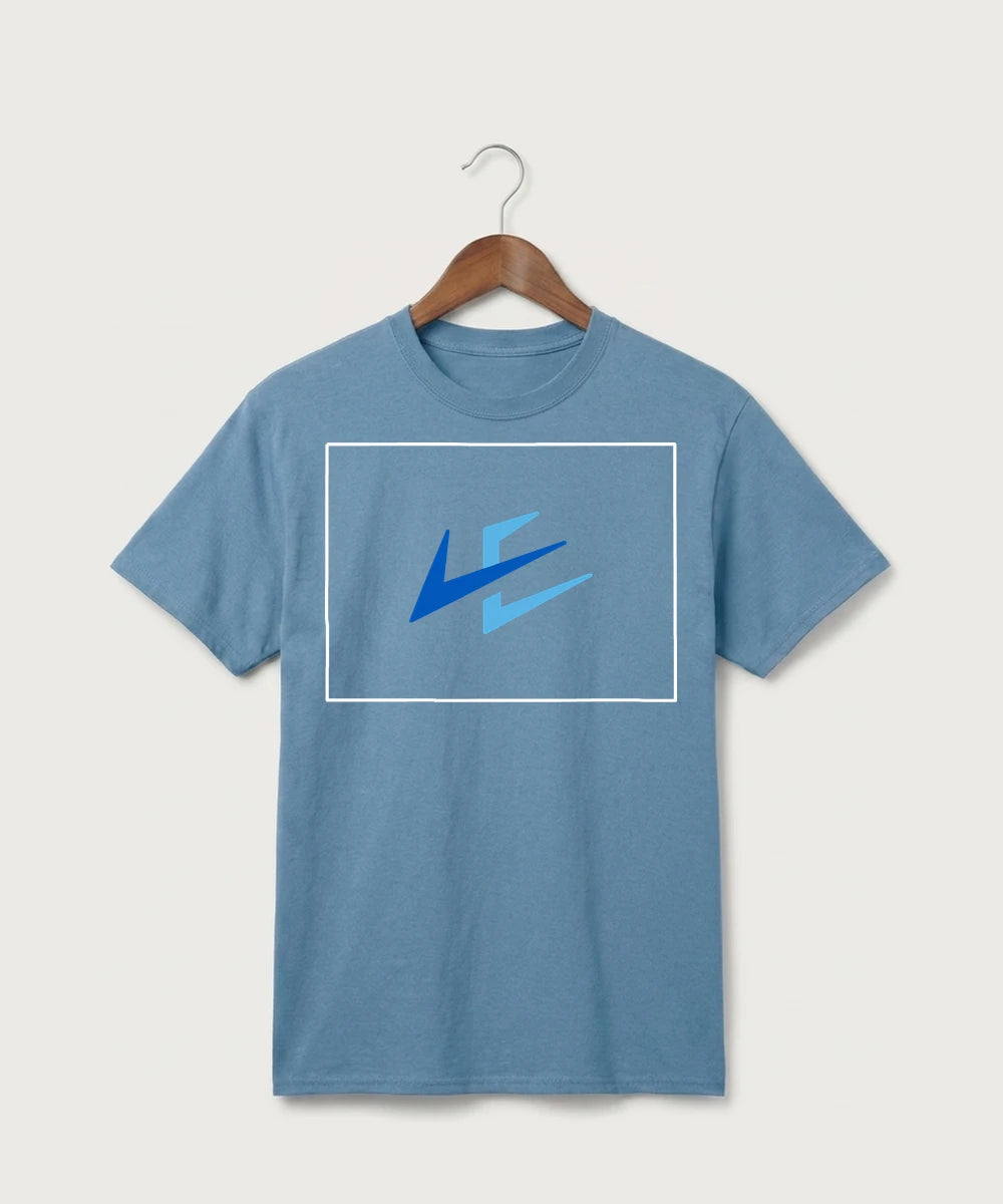 Leading Edge Colorado Team Store - Tundra Blue Port & Co Core Cotton Tee. PC54