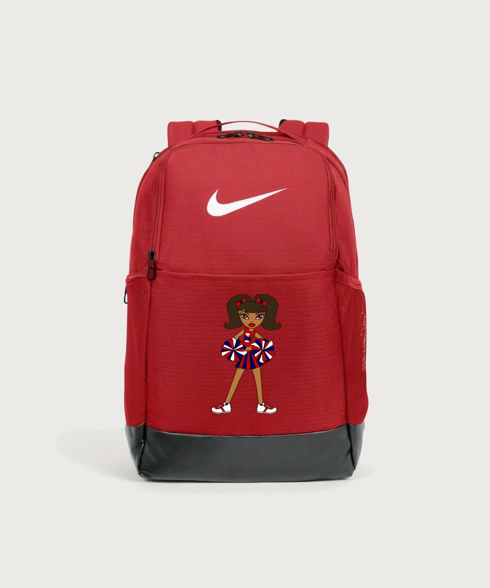 Independence High School Cheer Team - University Red Nike Brasilia Medium Backpack NKDH7709