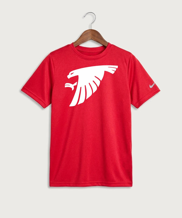 Sauk Valley Community College Basketball Team Store - University Red Nike Youth Swoosh Sleeve rLegend Tee NKDX8787