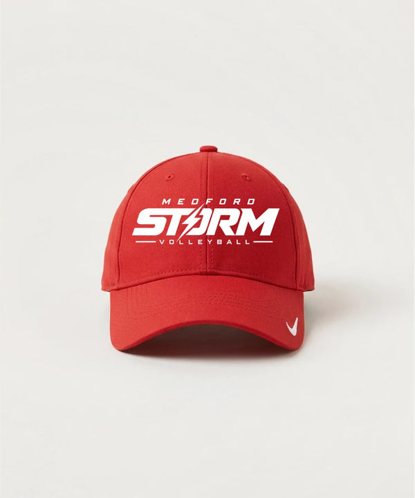 Medford Storm High School Volleyball Team Store - University Red Nike Dri-FIT Legacy Cap NKFB6447