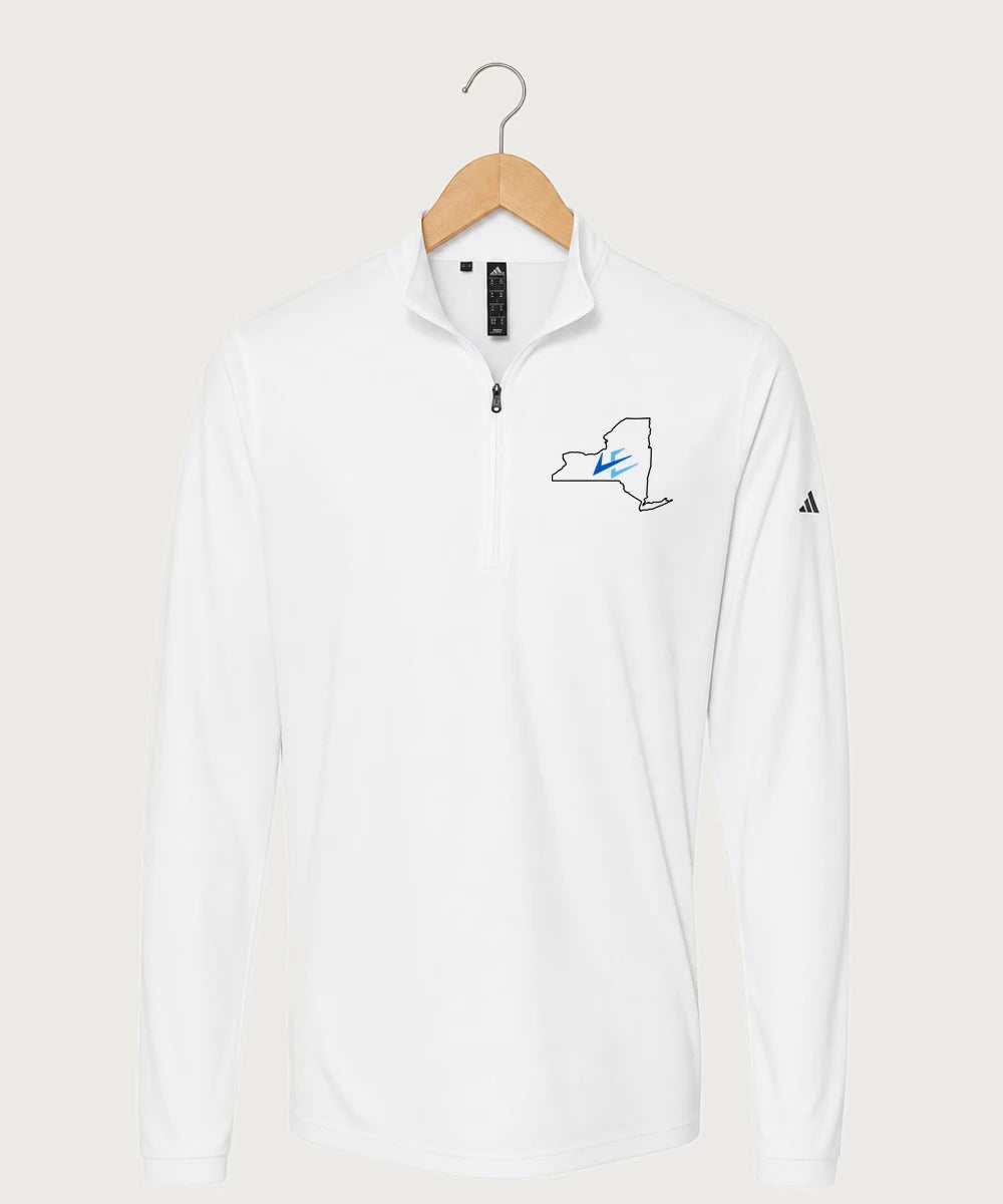 Leading Edge New York Team Store - White Men's Ultimate365 Lightweight Quarter-Zip Pullover