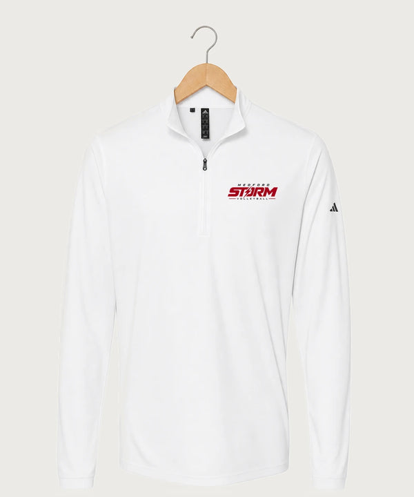 Medford Storm High School Volleyball Team Store - White Men's Ultimate365 Lightweight Quarter-Zip Pullover
