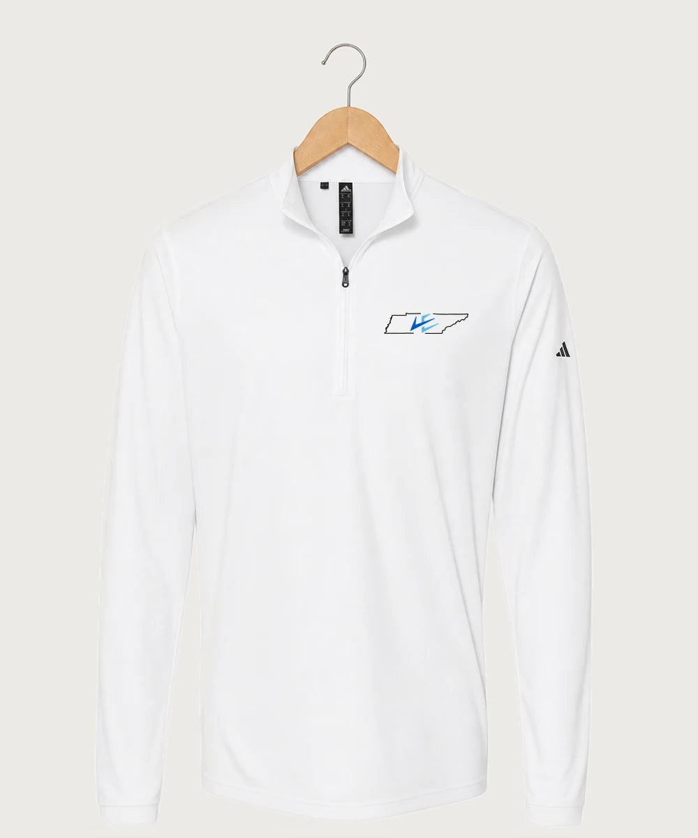 Leading Edge Tennessee Team Store - White Men's Ultimate365 Lightweight Quarter-Zip Pullover