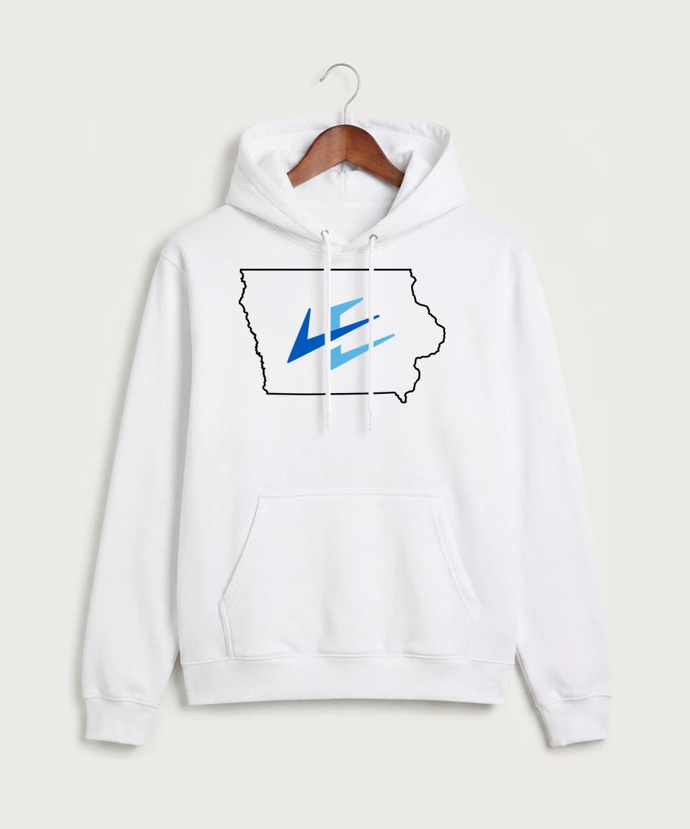 Leading Edge Iowa Team Store - White Hoodie Value