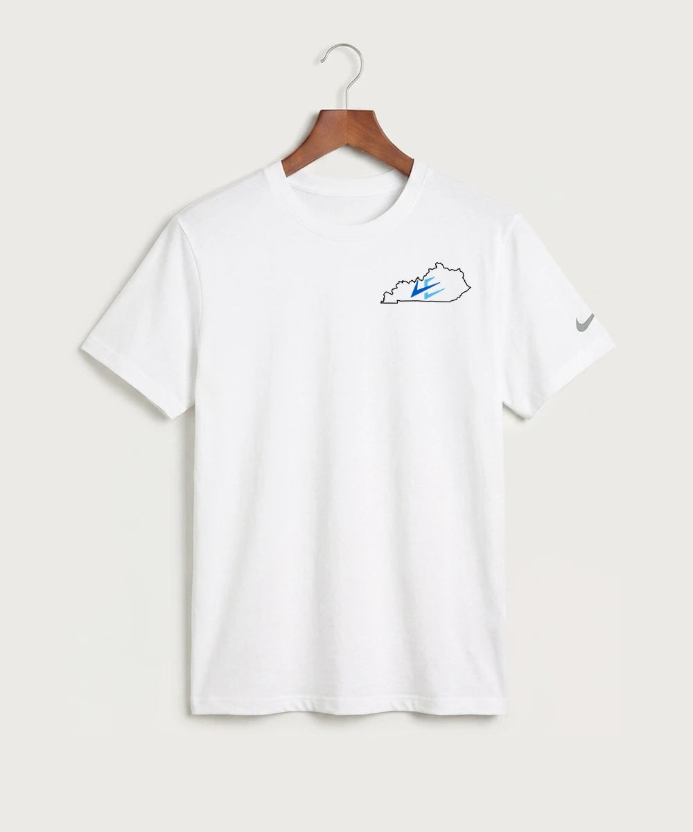 Leading Edge Kentucky Team Store - White Nike Swoosh Sleeve rLegend Tee NKDX8730