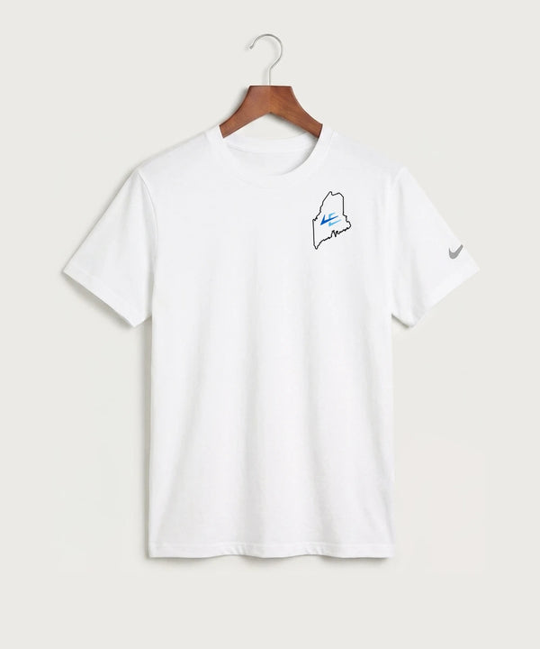 Leading Edge Maine Team Store - White Nike Swoosh Sleeve rLegend Tee NKDX8730