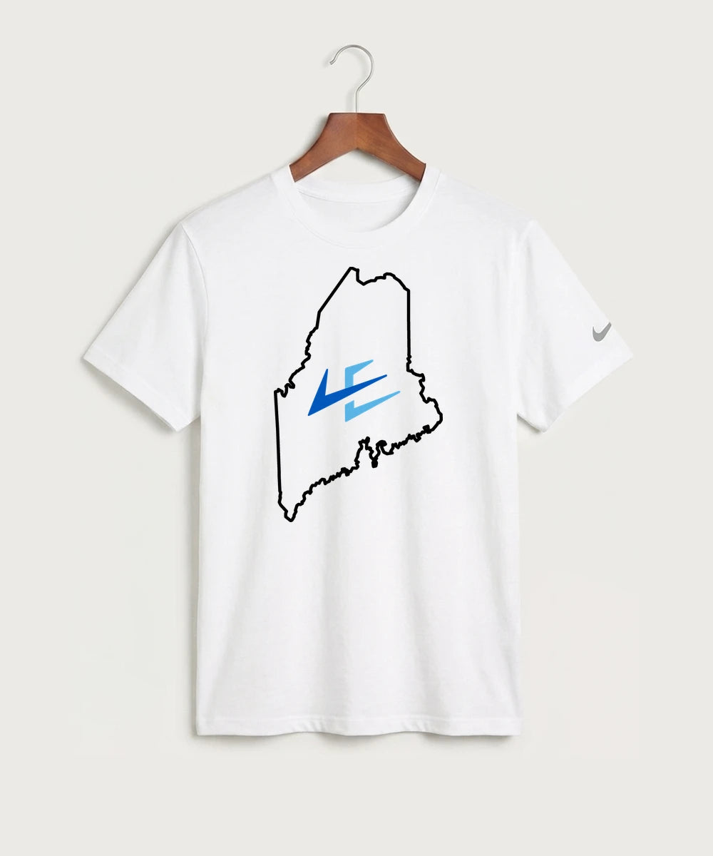 Leading Edge Maine Team Store - White Nike Swoosh Sleeve rLegend Tee NKDX8730