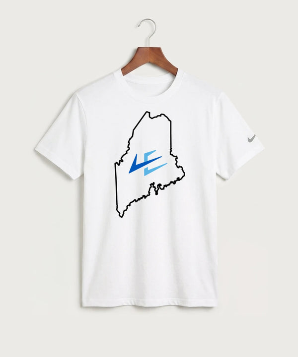 Leading Edge Maine Team Store - White Nike Swoosh Sleeve rLegend Tee NKDX8730