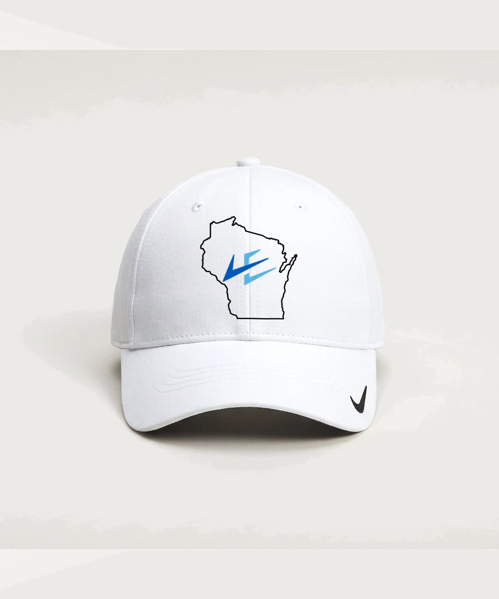 Leading Edge Wisconsin Team Store - White Nike Dri-FIT Legacy Cap NKFB6447