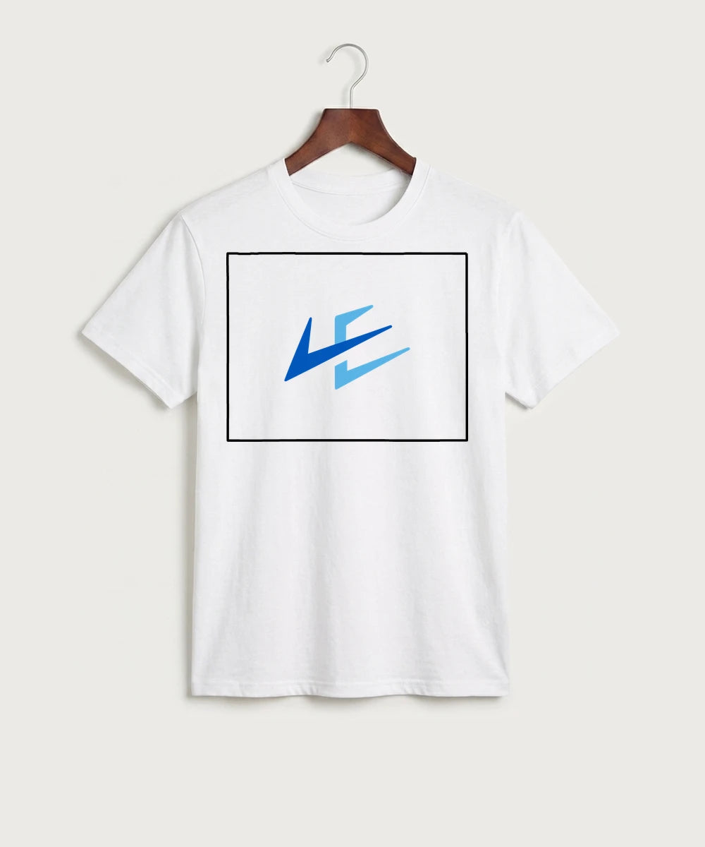 Leading Edge Wyoming Team Store - White Port & Co Core Cotton Tee. PC54