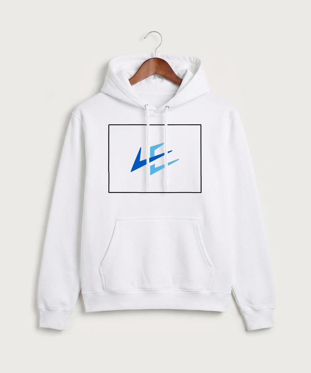 Leading Edge Colorado Team Store - White Port & Co Core Fleece Pullover Hooded Sweatshirt. PC78H