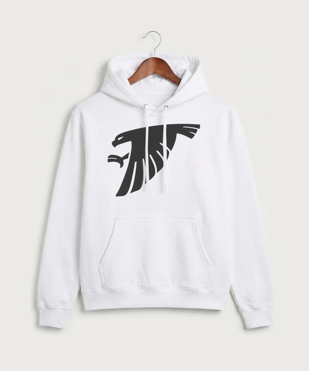 GF E2E Test 03 Girls Basketball - White Port & Co Core Fleece Pullover Hooded Sweatshirt. PC78H