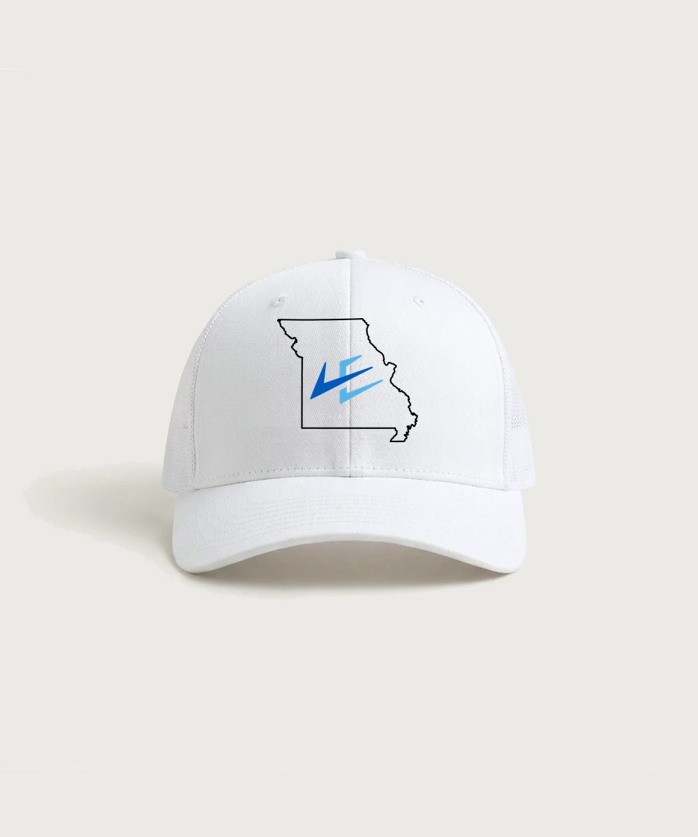Leading Edge Missouri Team Store - White/ White Sport-Tek Club Trucker Cap STC46