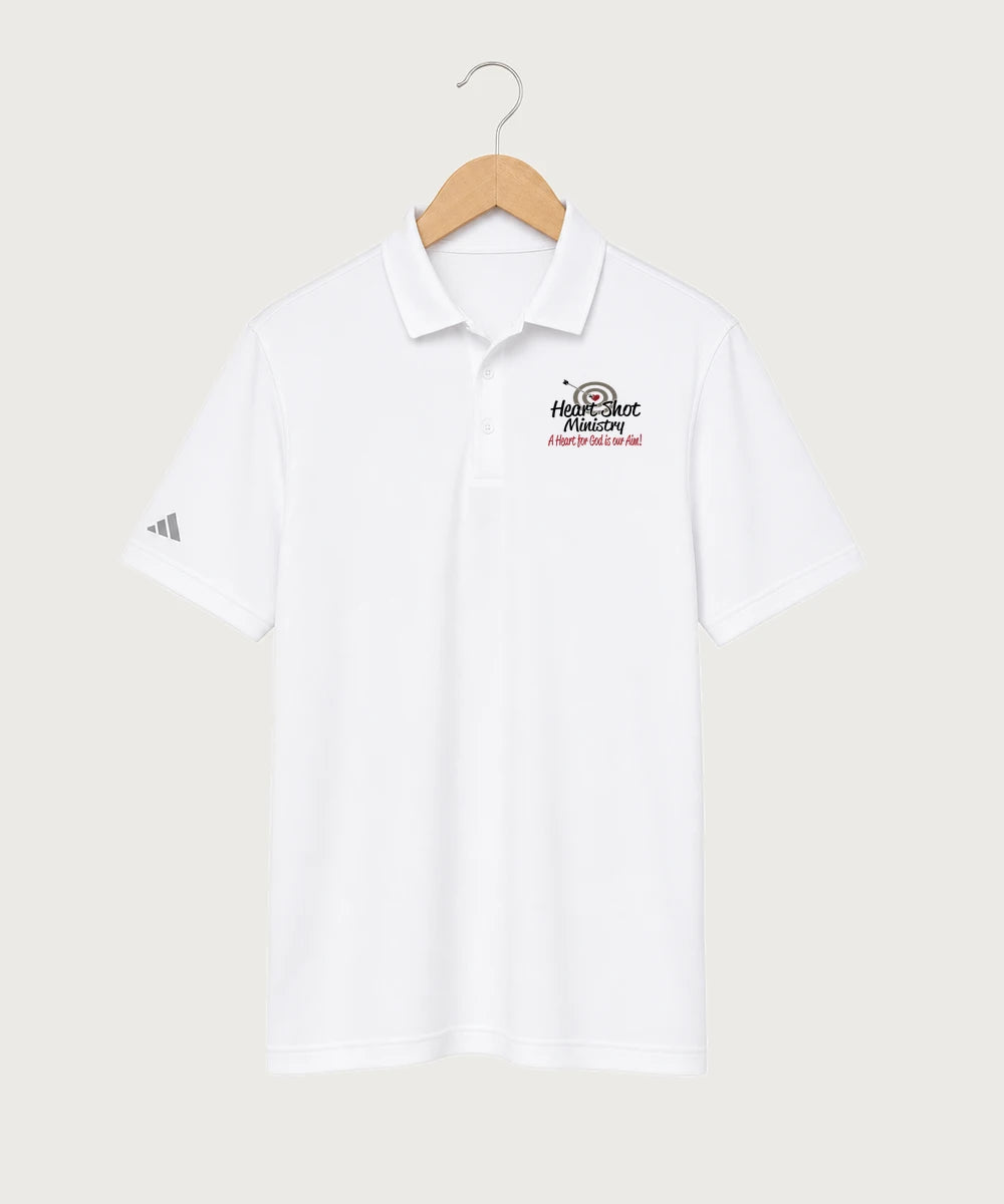 Heart Shot Ministry Archery Team Store - White Polo