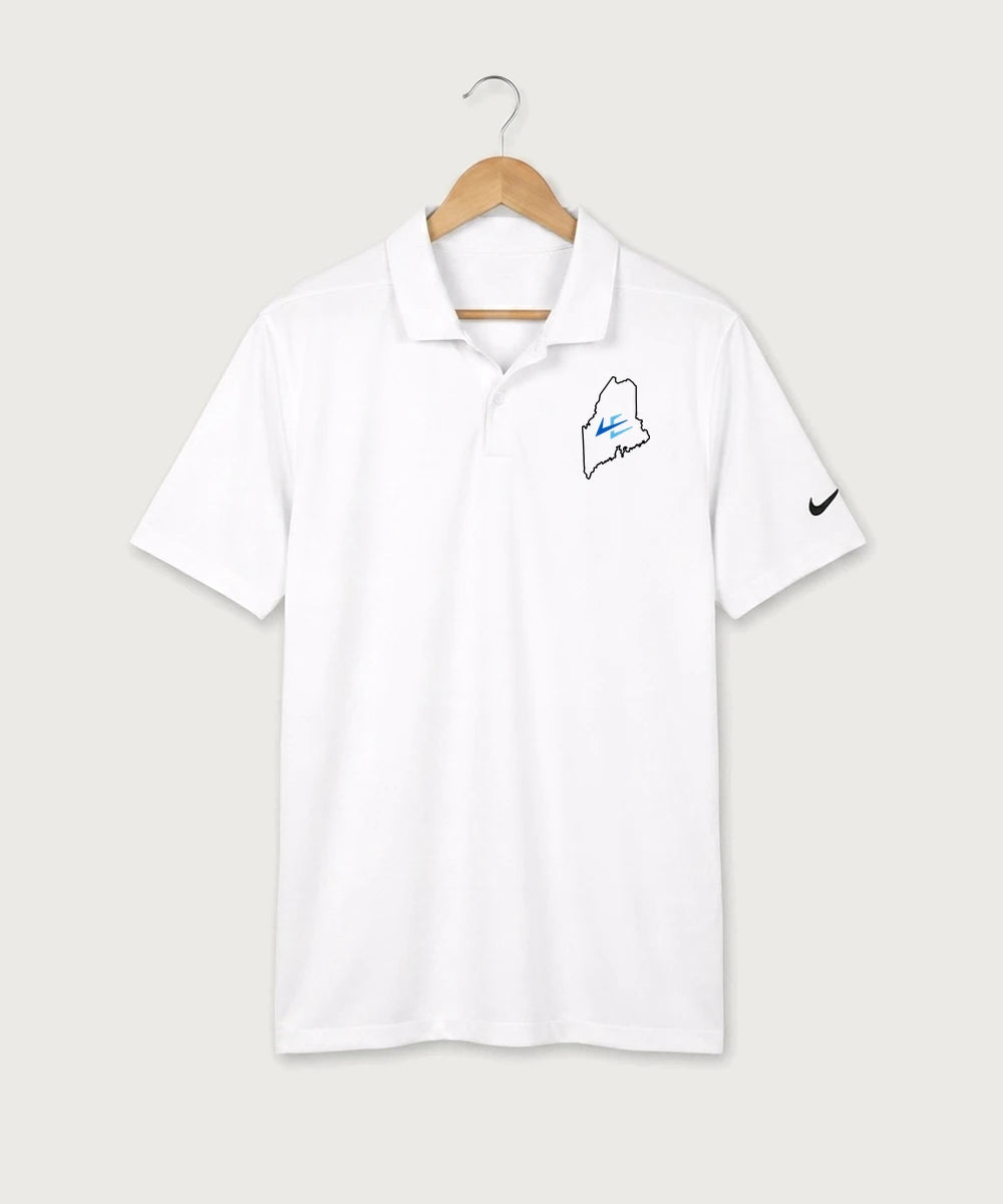 Leading Edge Maine Team Store - White Polo