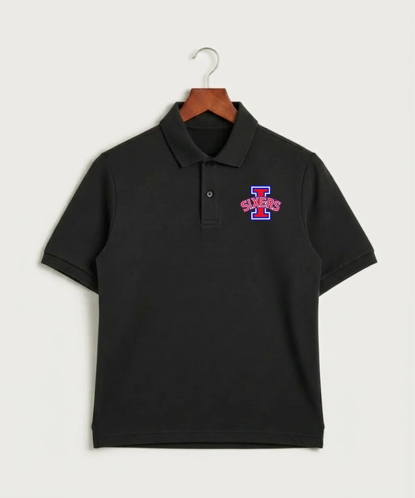 Independence High School Cheer Team - Black Polo - Left Chest