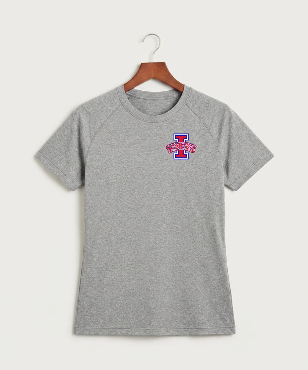 Independence High School Cheer Team - Gray Tee - Left Chest