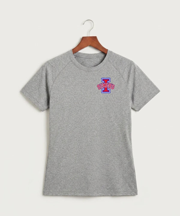 Independence High School Cheer Team - Gray Tee - Left Chest