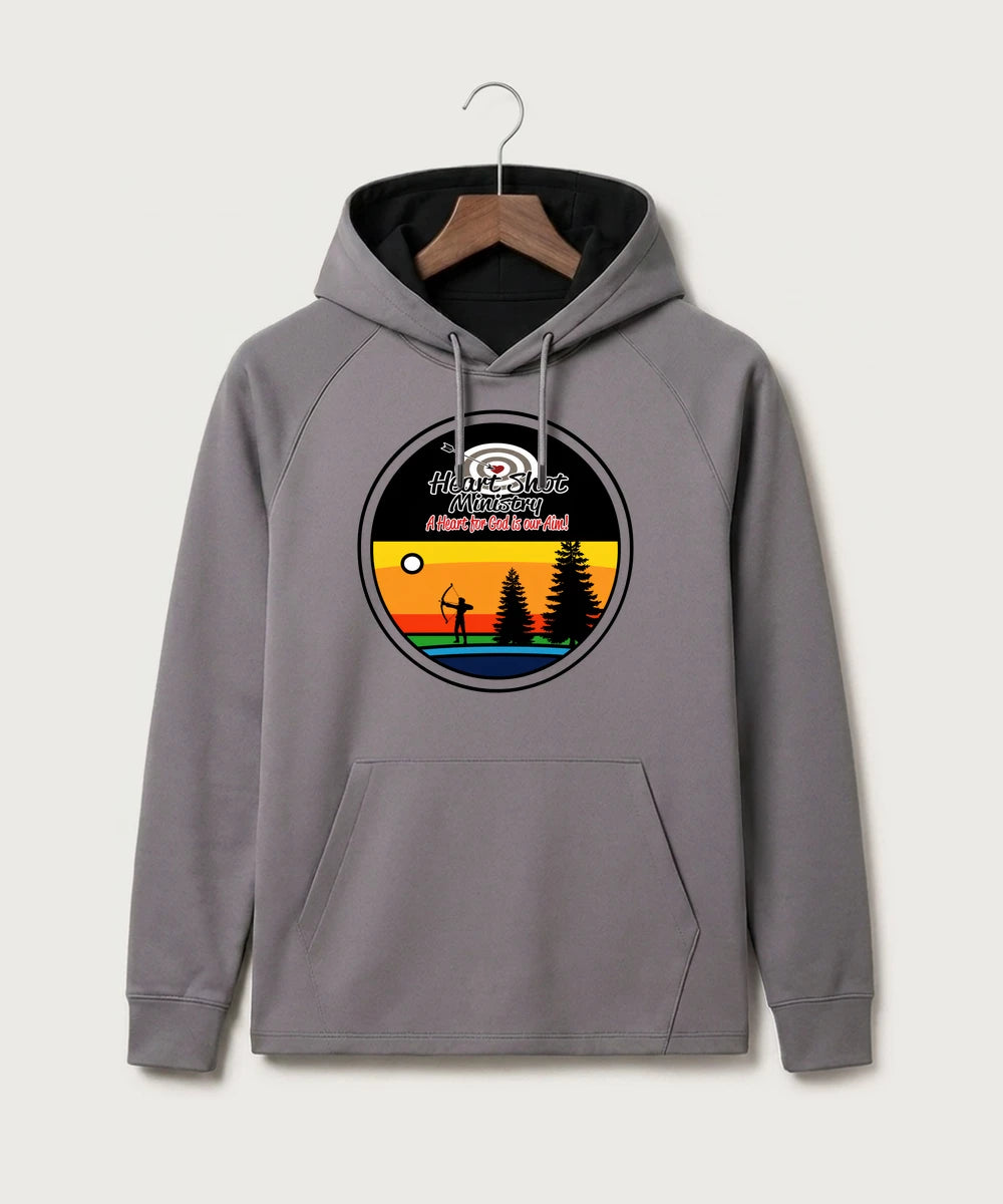 Heart Shot Ministry Archery Team Store - Gray Hoodie