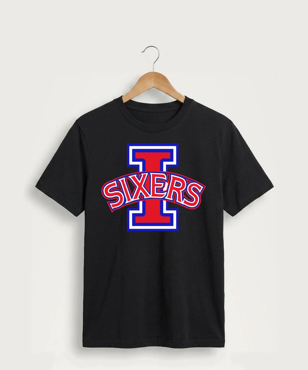 Independence High School Cheer Team - Jet Black Port & Co Core Cotton Tee. PC54