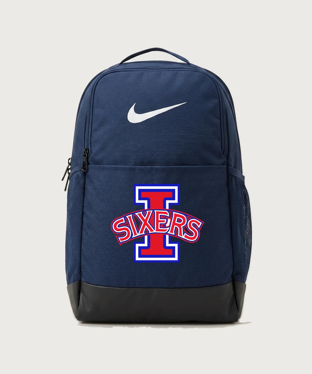 Independence High School Cheer Team - Midnight Navy Nike Brasilia Medium Backpack NKDH7709