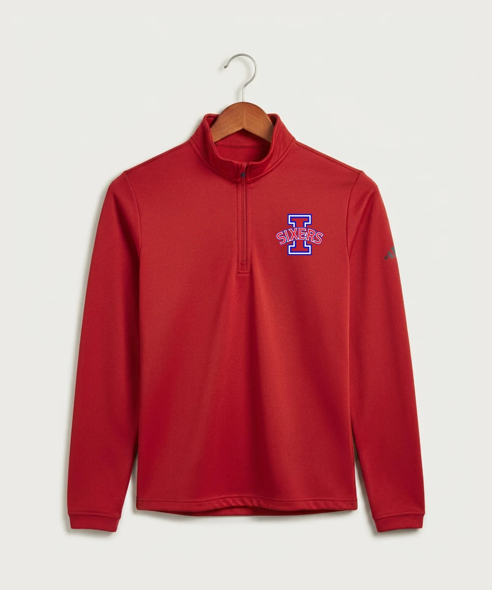 Independence High School Cheer Team - Power Red Men's Ultimate365 Lightweight Quarter-Zip Pullover
