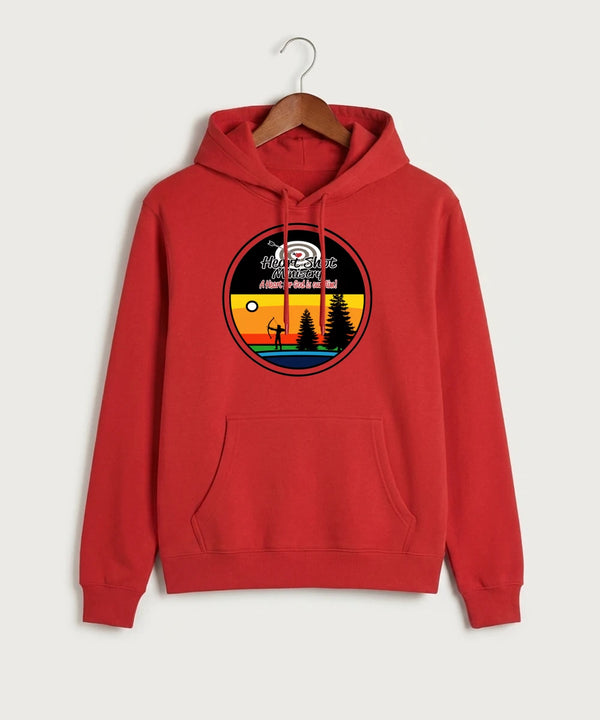 Heart Shot Ministry Archery Team Store - Red Hoodie Value