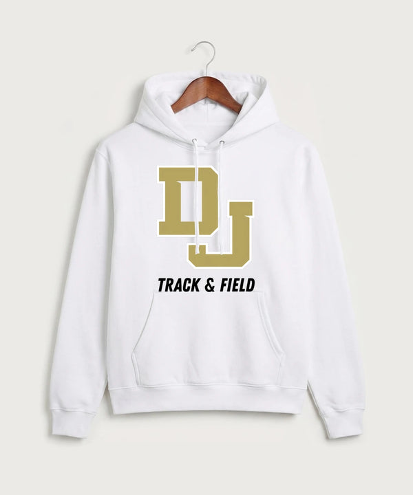 Dublin Jerome Track & Field Team Store - White Port & Co Core Fleece Pullover Hooded Sweatshirt. PC78H