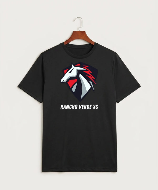 Rancho Verde Cross Country - Black Sport-Tek PosiCharge Competitor Tee. ST350