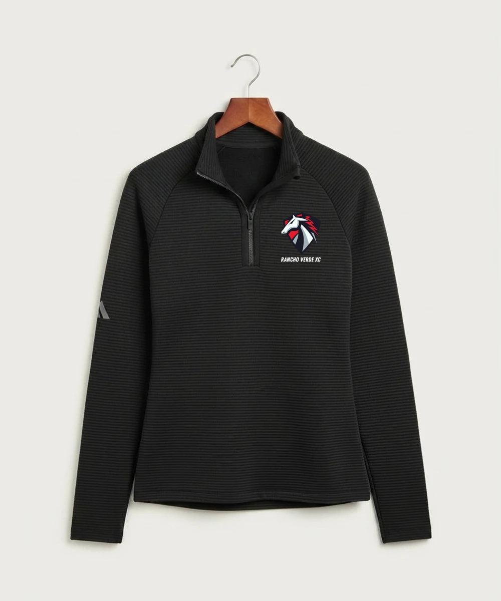 Rancho Verde Cross Country - Black Quarter Zip - Left Chest