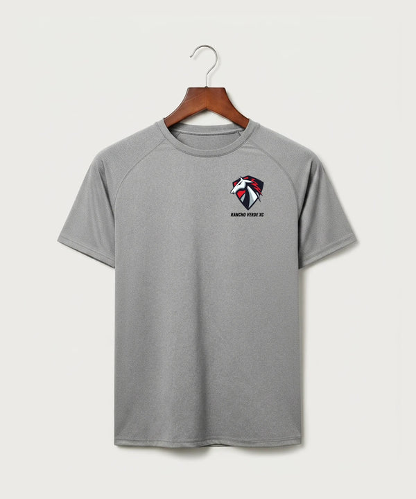Rancho Verde Cross Country - Gray Tee - Left Chest