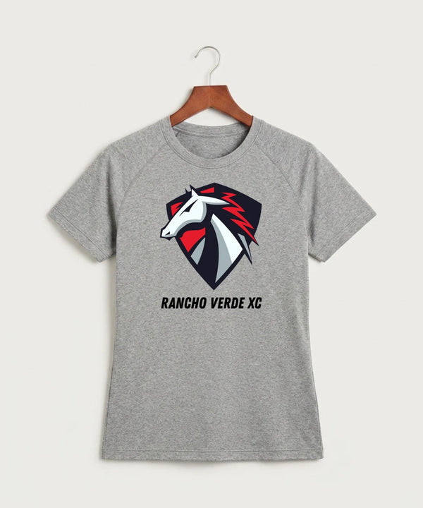 Rancho Verde Cross Country - Gray Tee - Full Front