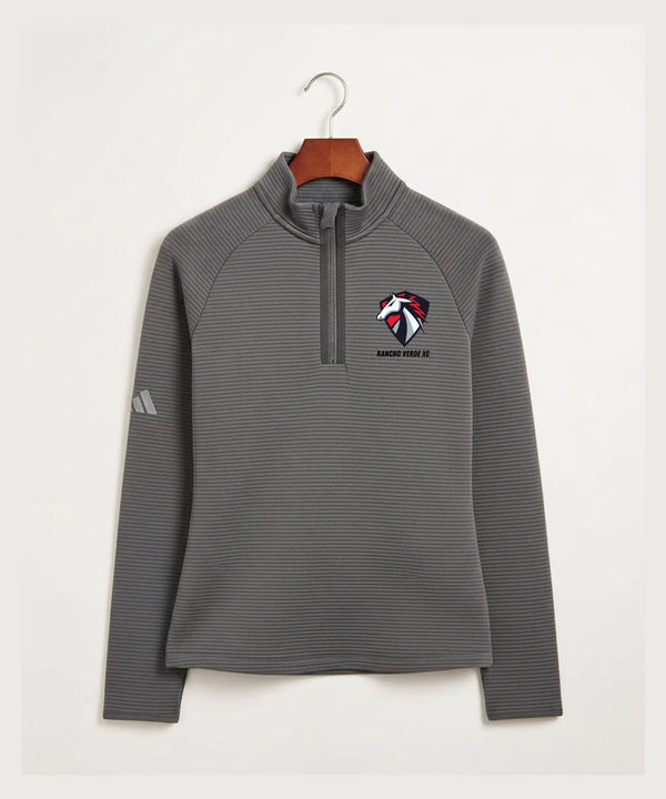 Rancho Verde Cross Country - Grey Quarter Zip - Left Chest