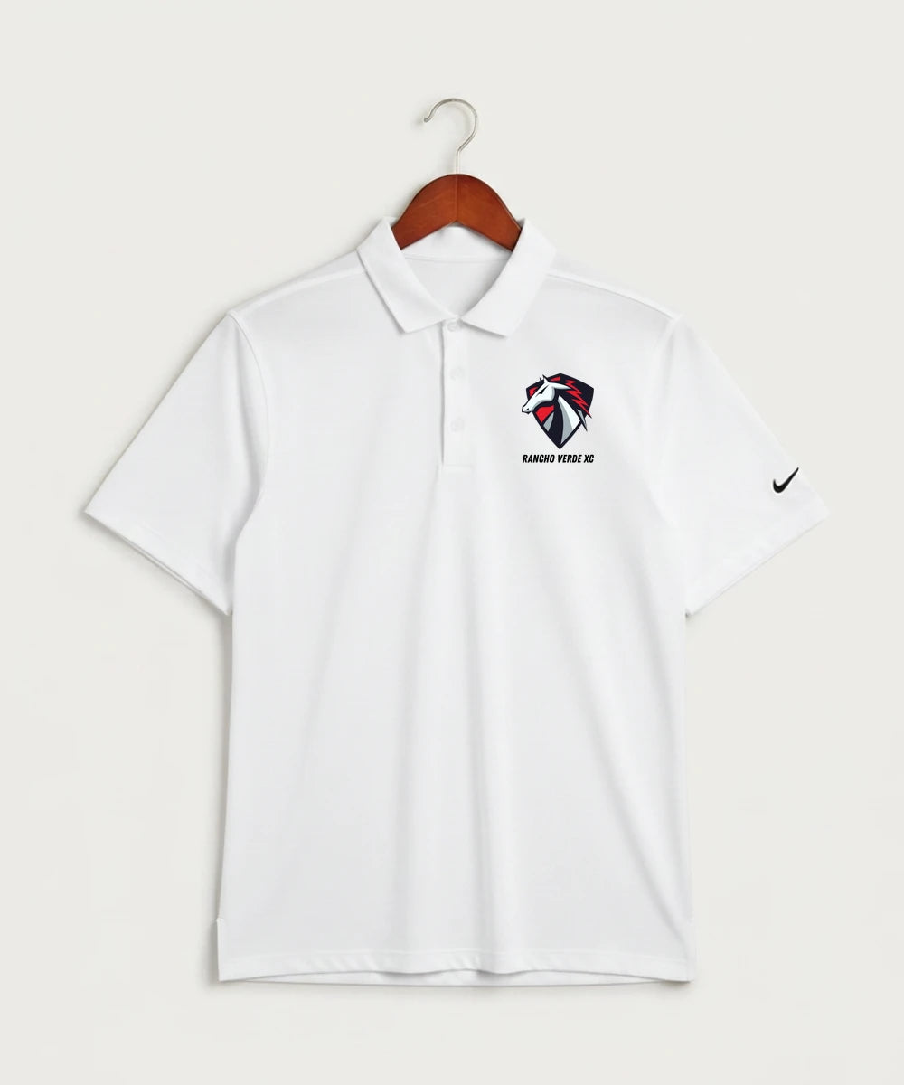 Rancho Verde Cross Country - White Polo - Left Chest