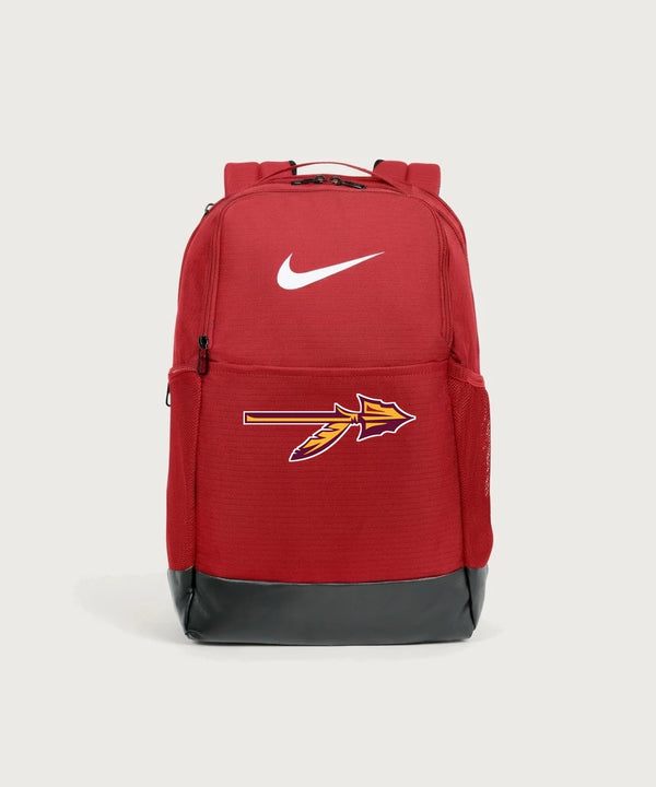 Stockton High School Football - University Red Nike Brasilia Medium Backpack NKDH7709
