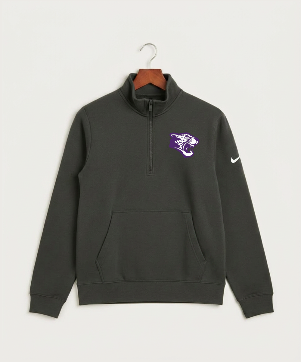 Granada-Huntley-East Chain/Truman Football (Boys) - Anthracite Nike Club Fleece Sleeve Swoosh 1/2-Zip NKDX6718
