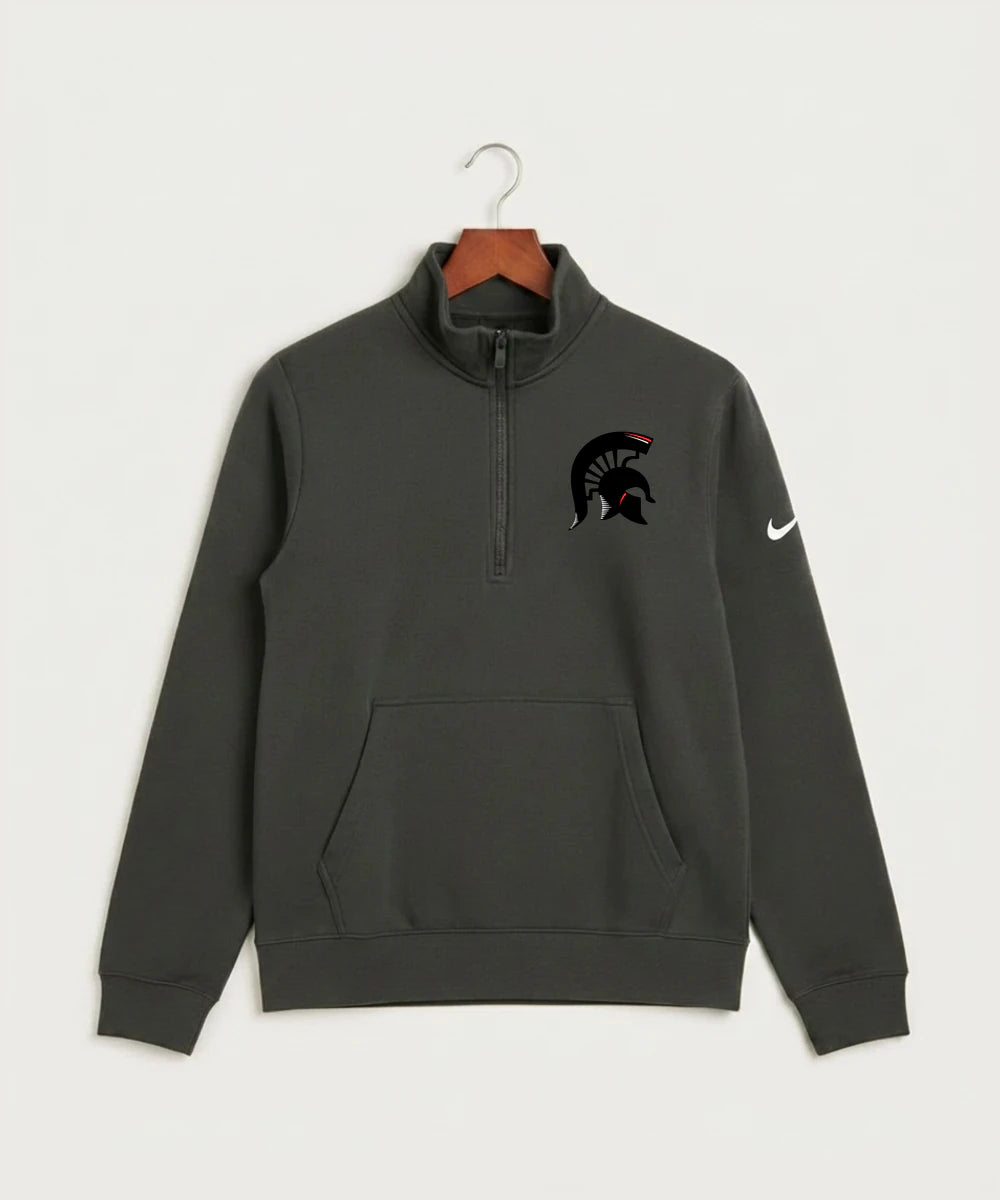 Bold High School Football (Boys) - Anthracite Nike Club Fleece Sleeve Swoosh 1/2-Zip NKDX6718