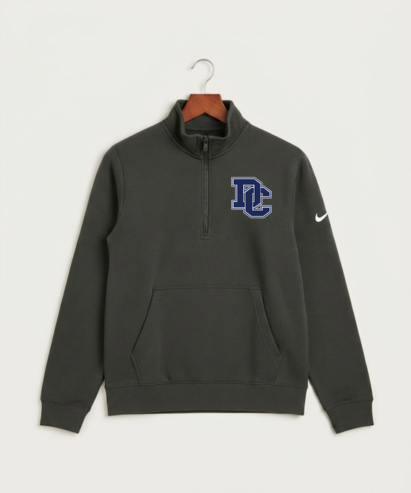 Dassel Cokato High School Football (Boys) - Anthracite Nike Club Fleece Sleeve Swoosh 1/2-Zip NKDX6718