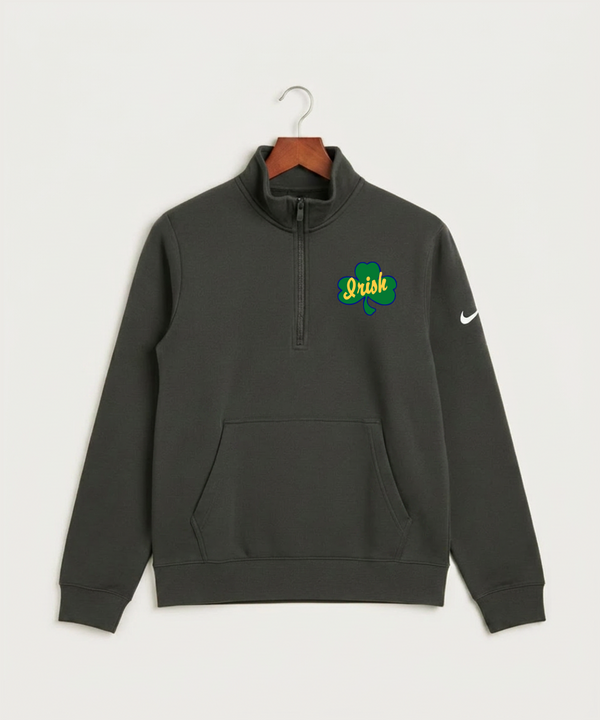 Rosemount High School Volleyball (Girls) - Anthracite Nike Club Fleece Sleeve Swoosh 1/2-Zip NKDX6718