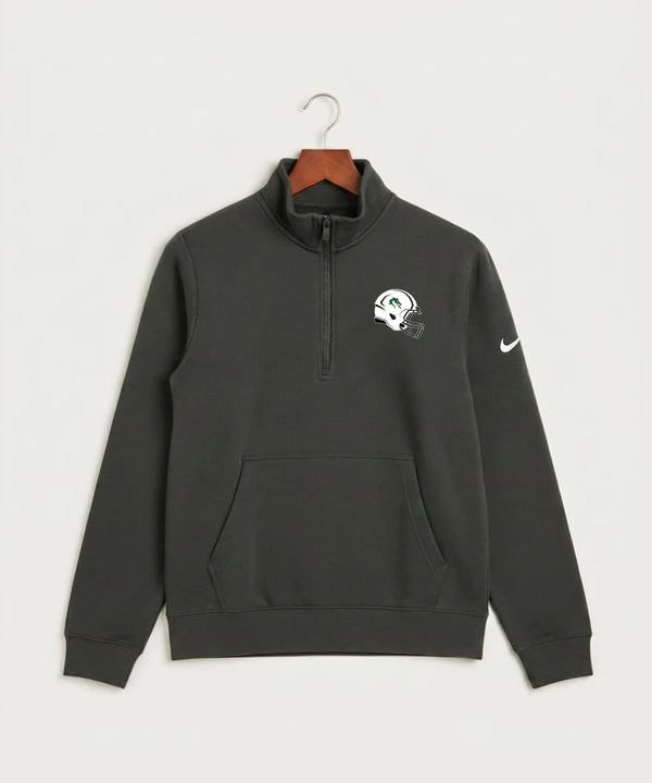 Pine City High School Football (Boys) - Anthracite Nike Club Fleece Sleeve Swoosh 1/2-Zip NKDX6718