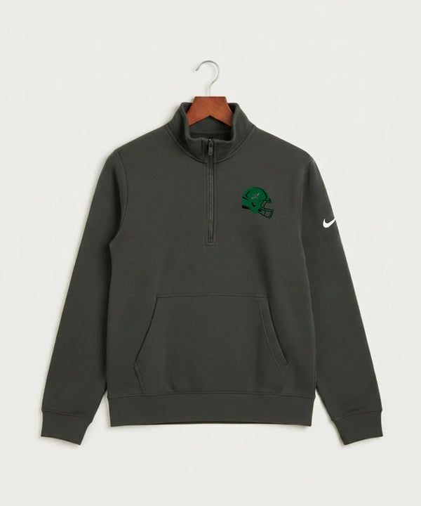 Rock Ridge High School Football (Boys) - Anthracite Nike Club Fleece Sleeve Swoosh 1/2-Zip NKDX6718
