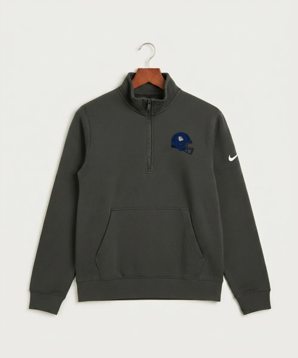 Sargent County High School Football (Boys) - Anthracite Nike Club Fleece Sleeve Swoosh 1/2-Zip NKDX6718