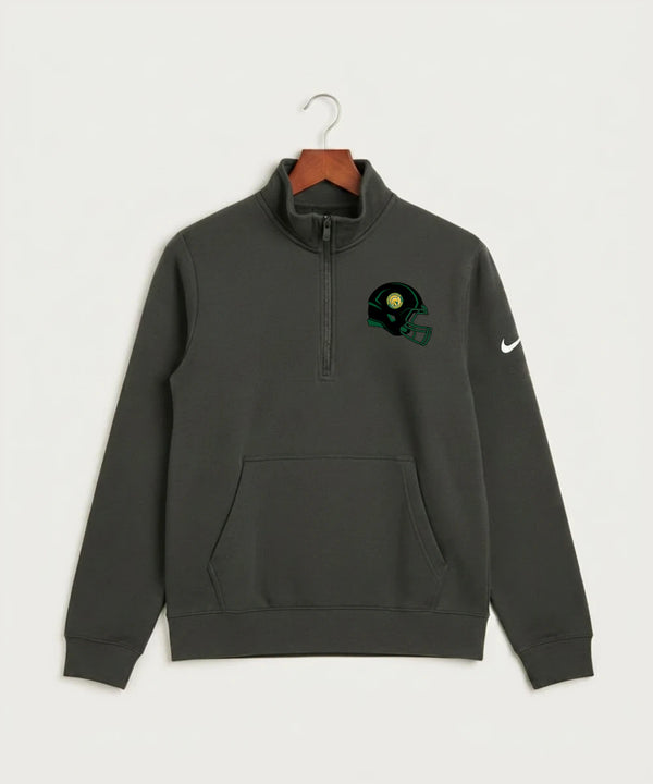 Rushford Peterson High School Football (Boys) - Anthracite Nike Club Fleece Sleeve Swoosh 1/2-Zip NKDX6718