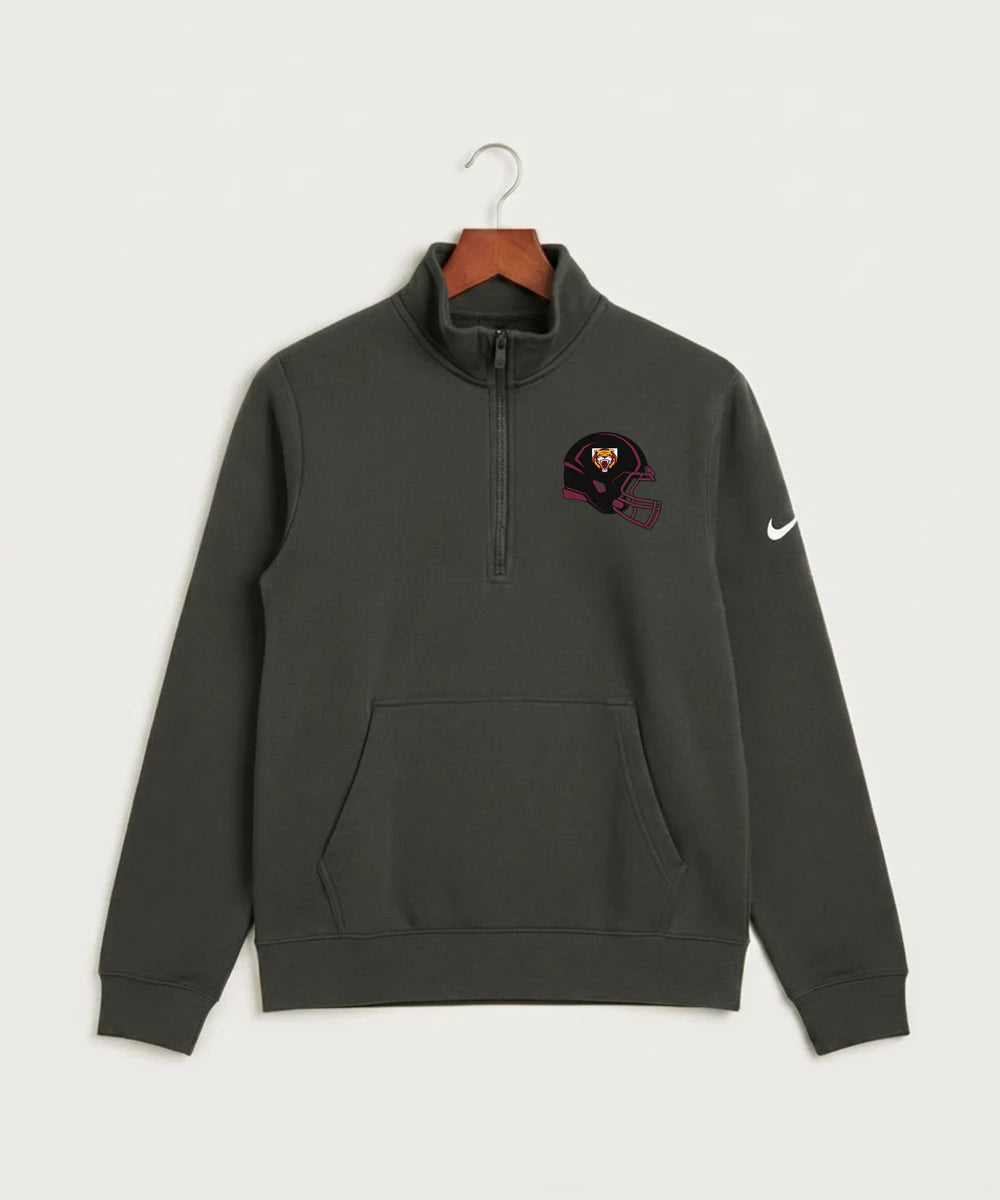 Stewartville High School Football (Boys) - Anthracite Nike Club Fleece Sleeve Swoosh 1/2-Zip NKDX6718