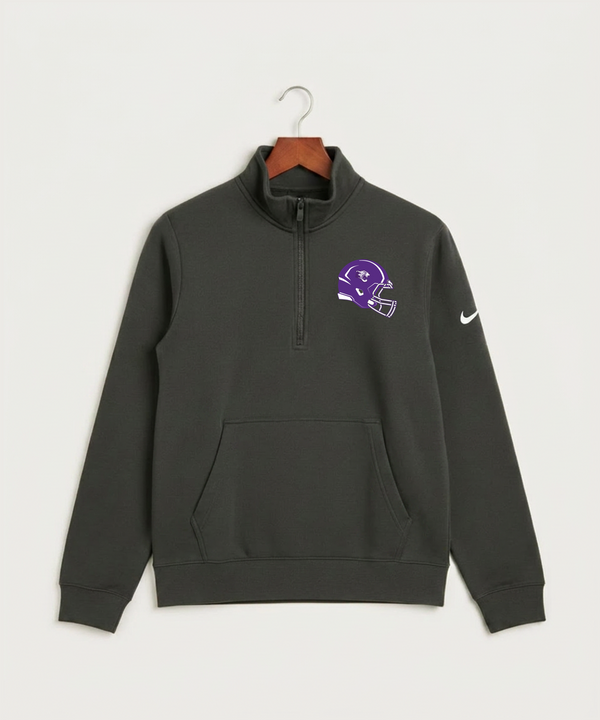 Granada-Huntley-East Chain/Truman Football (Boys) - Anthracite Nike Club Fleece Sleeve Swoosh 1/2-Zip NKDX6718