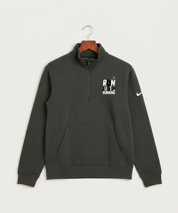 Minnesota Sting Athletics - Anthracite Nike Club Fleece Sleeve Swoosh 1/2-Zip NKDX6718