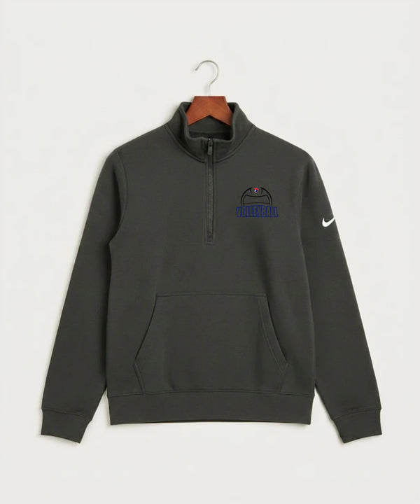 Hills-Beaver Creek High School Volleyball (Girls) - Anthracite Nike Club Fleece Sleeve Swoosh 1/2-Zip NKDX6718