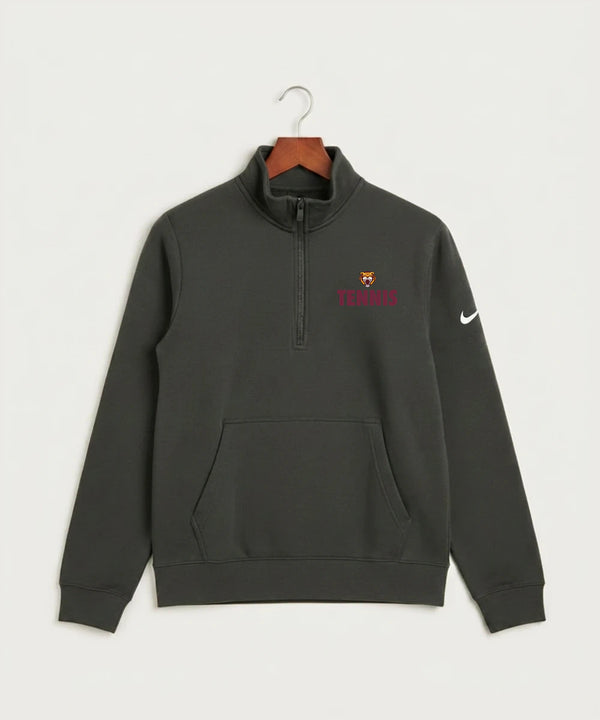 Stewartville High School Tennis (Coed) - Anthracite Nike Club Fleece Sleeve Swoosh 1/2-Zip NKDX6718