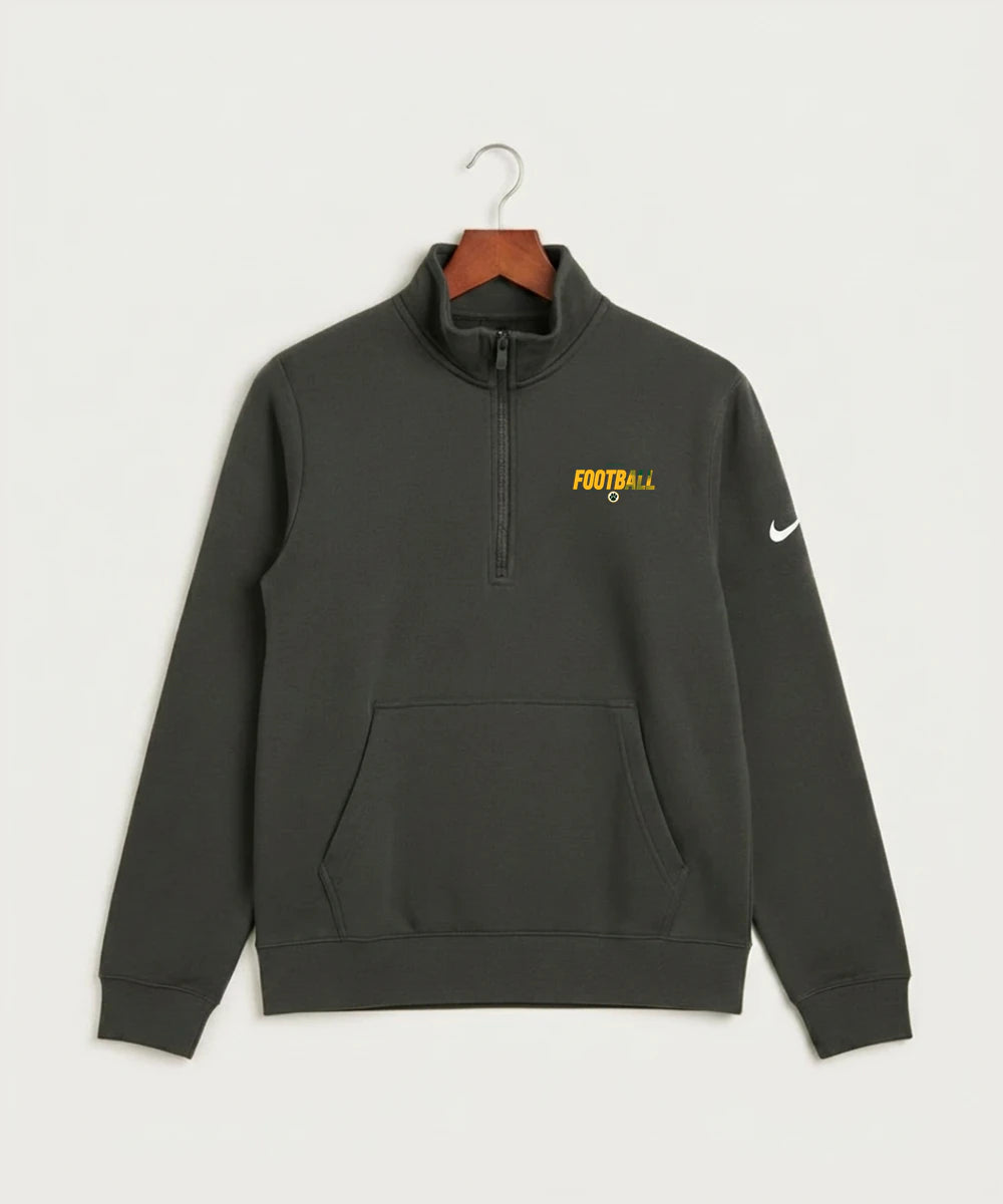 Ashwaubenon High School Football (Boys) - Anthracite Nike Club Fleece Sleeve Swoosh 1/2-Zip NKDX6718